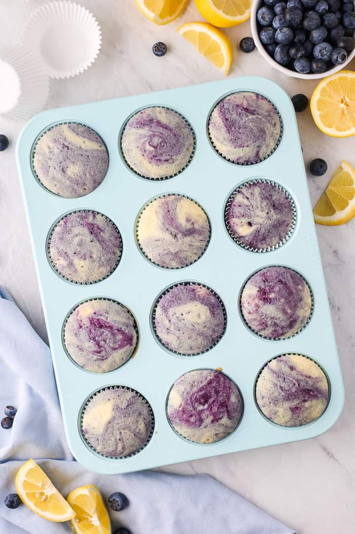 Lemon Blueberry Cupcakes