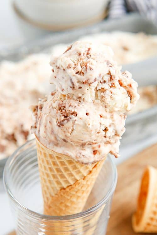 No Churn Nutella Swirl Ice Cream - A Classic Twist