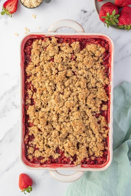 Strawberry Crumble - A Classic Twist