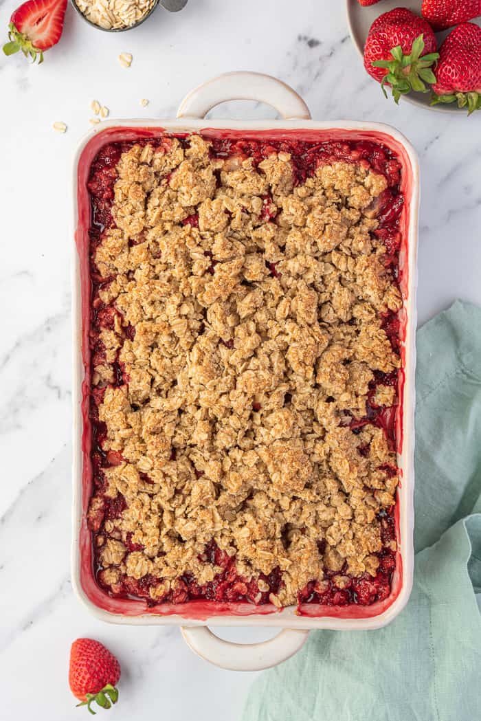 Strawberry Crumble