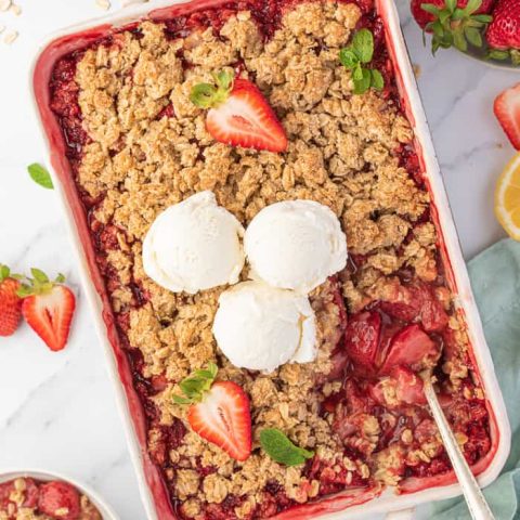 Strawberry Crumble