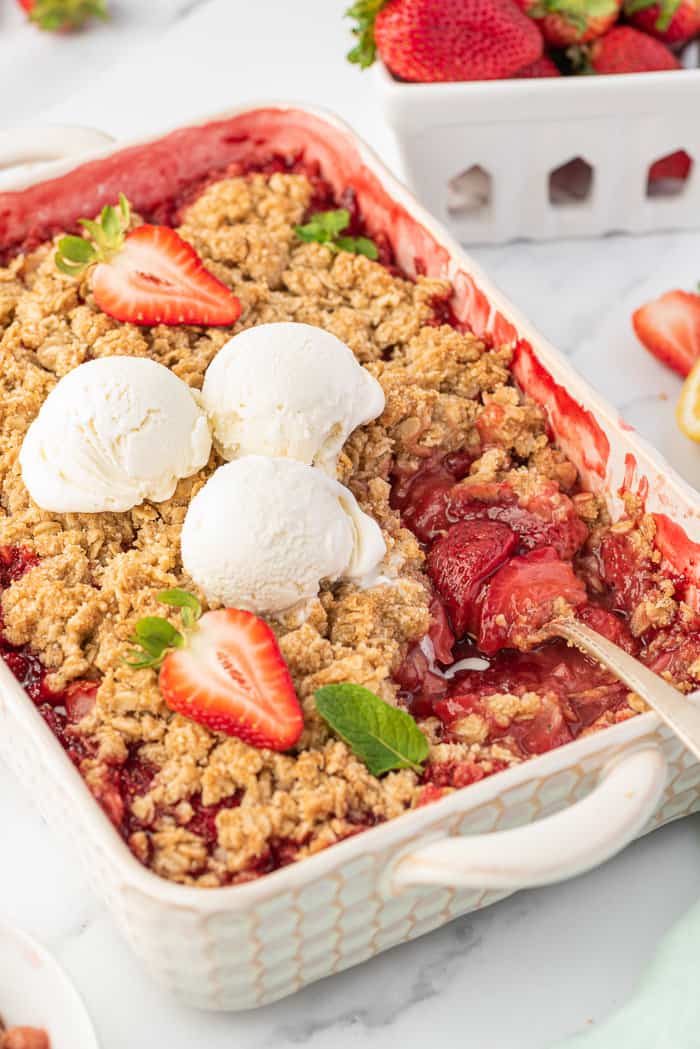 Strawberry Crumble