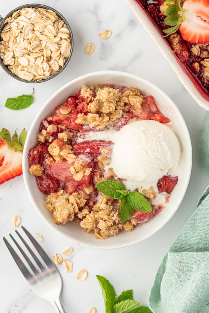 Strawberry Crumble