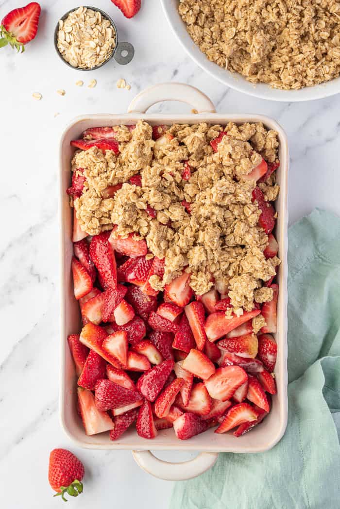 Strawberry Crumble