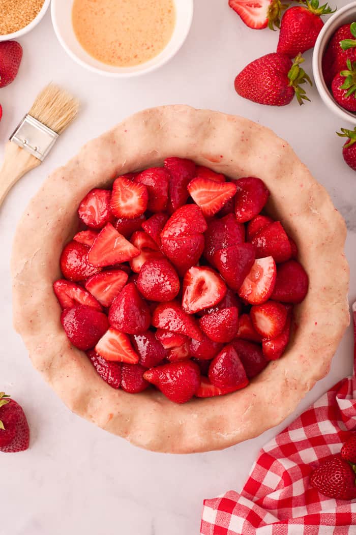 Homemade Strawberry Pie Recipe | Includes Step-by-Step Photos - A ...