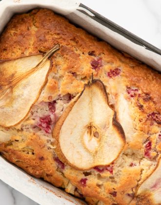 Pear and Raspberry Bread