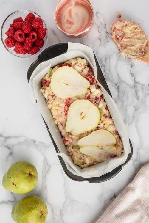 Pear and Raspberry Bread - A Classic Twist