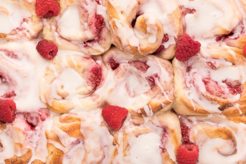 Raspberry Sweet Rolls With Lemon Glaze A Classic Twist