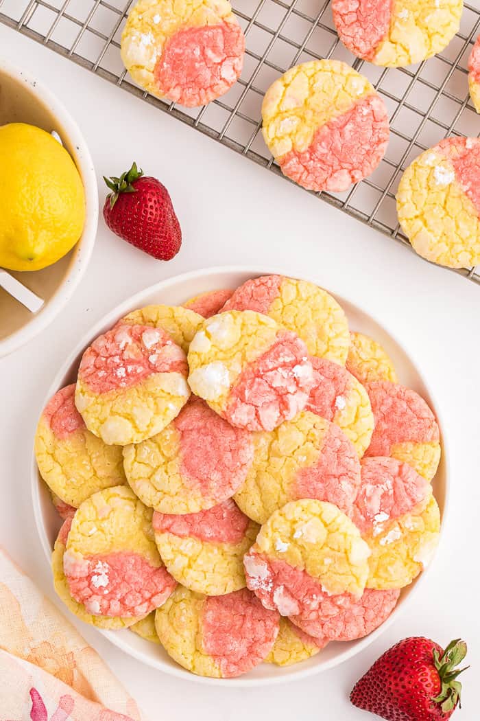 Dye Free Strawberry Cookies - The Whole Cook