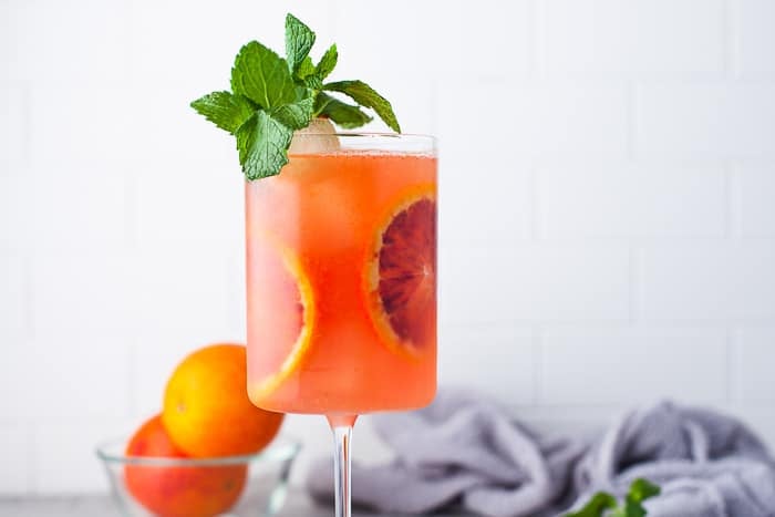 Blood Orange Mezcal Cocktail