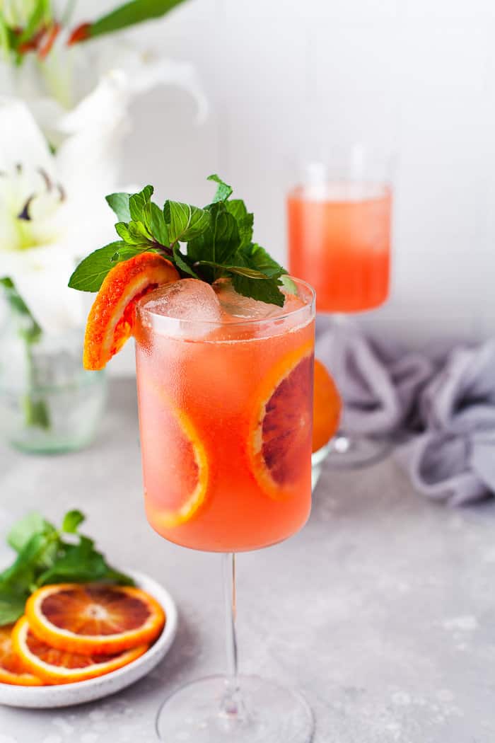 Blood Orange Cocktail with Mezcal - A Classic Twist