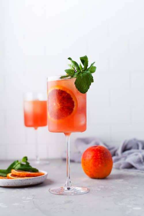 Blood Orange Cocktail with Mezcal - A Classic Twist