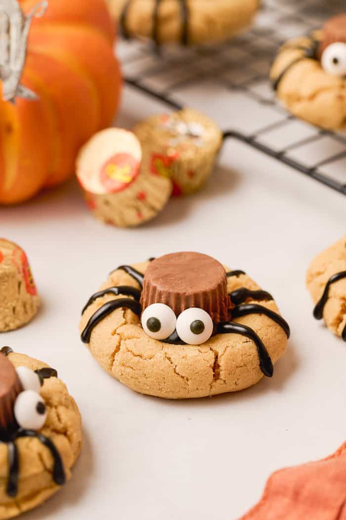 Spider peanut butter cookie
