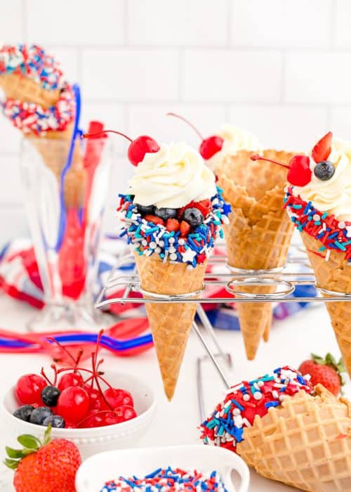 Cheesecake Stuffed Waffle Cones A Classic Twist