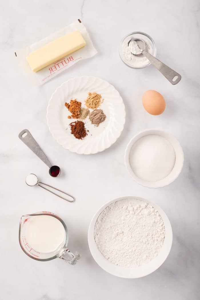 Chai cupcake ingredients