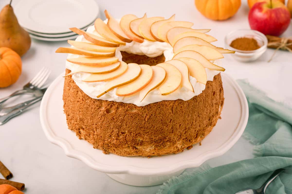 Pumpkin Spice Angel Food Cake A Classic Twist