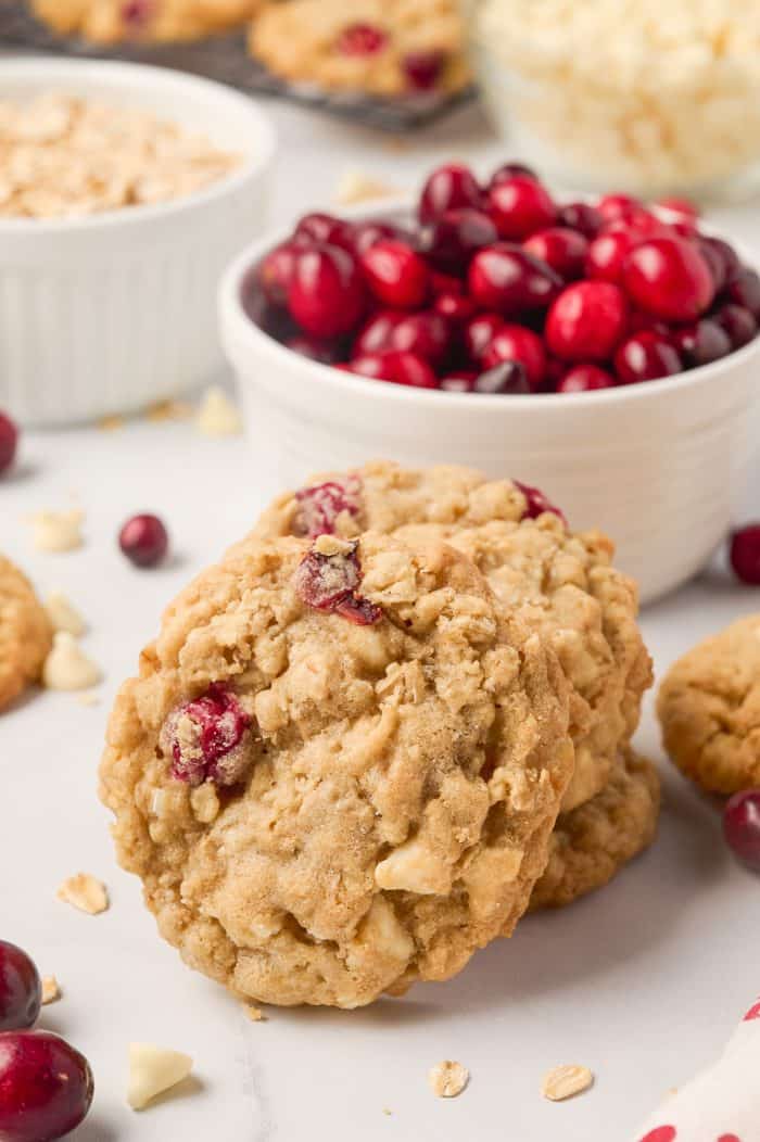 Cranberry White Chocolate Oatmeal Cookies - A Classic Twist