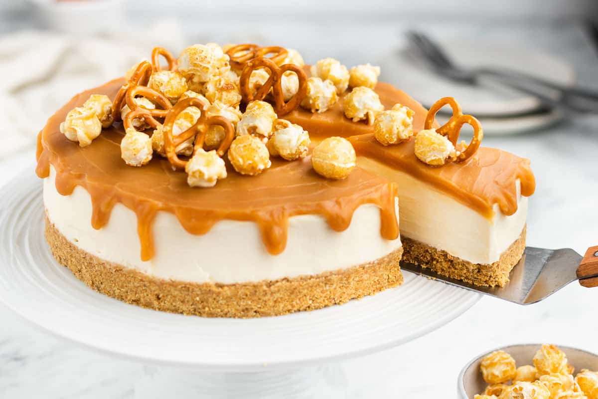 No Bake Caramel Cheesecake A Classic Twist