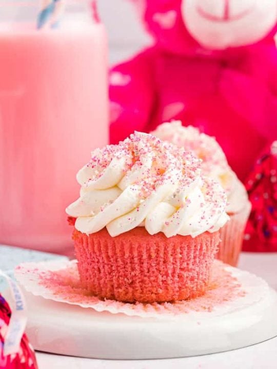 Two Shades of Pink: cupcake liner cookie pouches