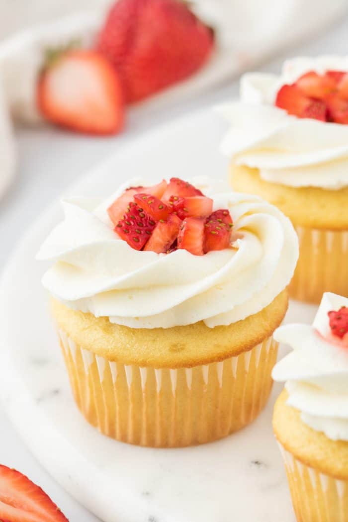 Strawberry Shortcake Cupcakes - A Classic Twist