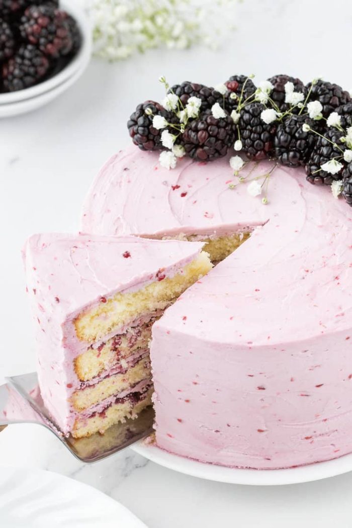 Blackberry Layer Cake A Classic Twist