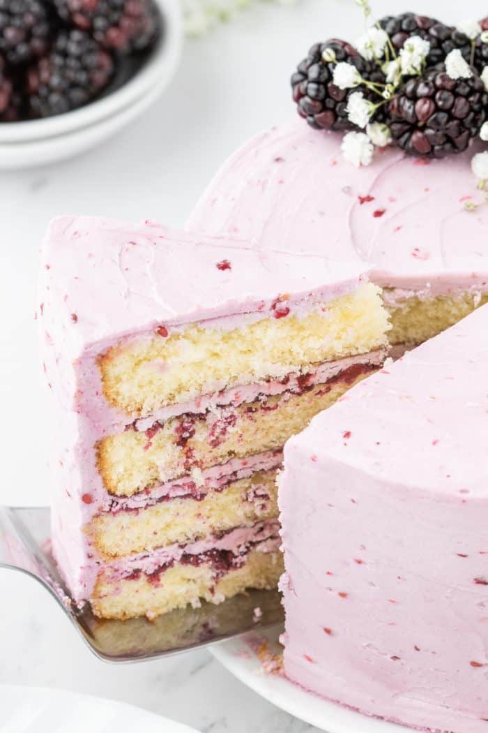 Blackberry Layer Cake - A Classic Twist