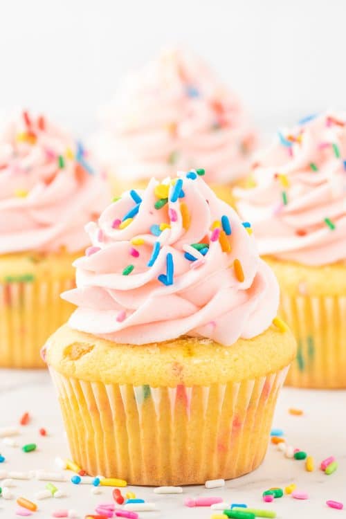 Funfetti Birthday Cupcakes - A Classic Twist