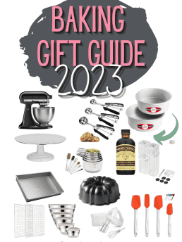 An image with 14 gifts that are perfect for bakers.