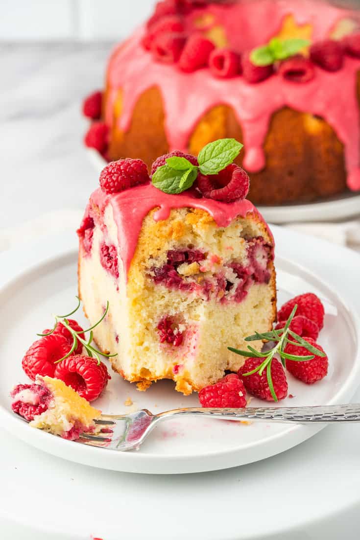 Lemon Raspberry Bundt Cake - A Classic Twist