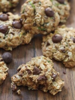 Zucchini Coconut Chocolate Chip Cookies