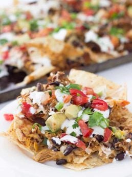 Shredded BBQ Chicken Nachos