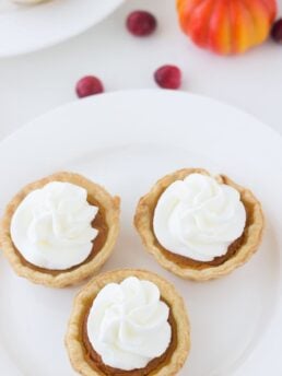 Mini Pumpkin Pie Tarts