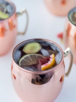 his Blood Orange Moscow Mule is easy, smooth and refreshing.