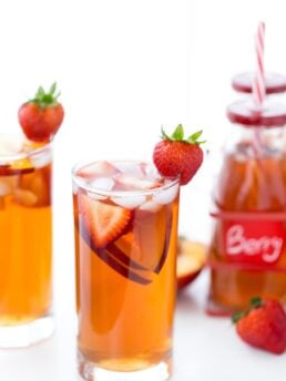 Strawberry Peach Iced Tea