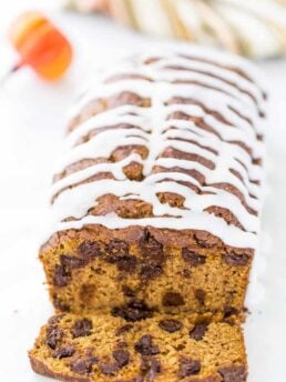 Whole Wheat Pumpkin Chocolate Chip Bread