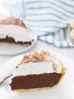 This chocolate cream pie recipe is going to be your go-to recipe for anything creamy, decadent and delicious in the form of a pie.