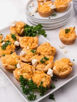 Buffalo Chicken Dip Bites
