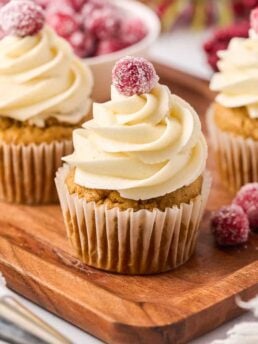 Sweet Potato Cupcakes with Marshmallow Frosting