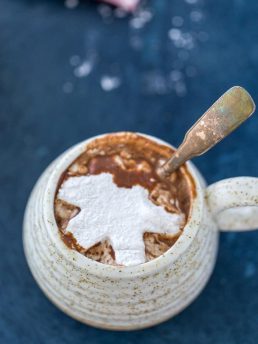 hot chocolate with cardamon marshmallows