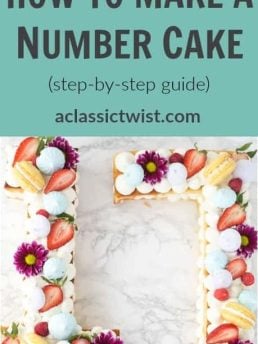 how to make a number cake