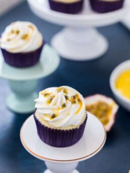 Tropical Passion Fruit Cupcakes
