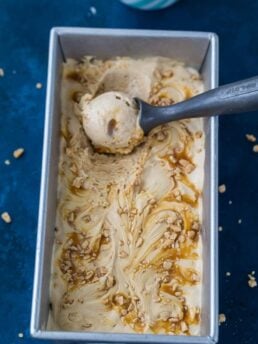 No-Churn Coffee Caramel Ice Cream