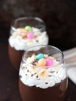 Dark Chocolate Coconut Pudding
