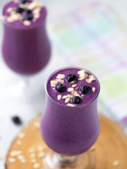 Blueberry Oatmeal Smoothie