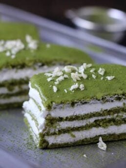 Matcha Genoise Cake