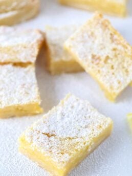 Classic Lemon Bars with Shortbread Crust