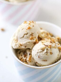 Banana Walnut Cheesecake Ice Cream