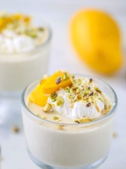 Coconut Mango Panna Cotta