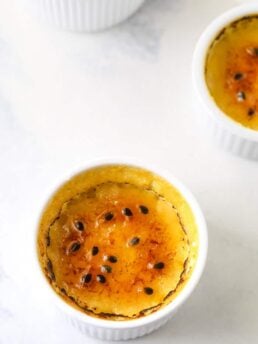 Passionfruit Creme Brulee
