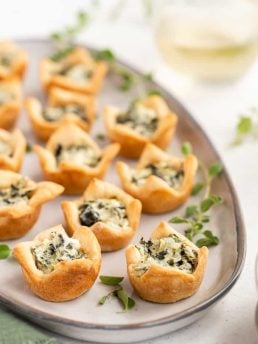 Spinach Artichoke Dip Bites